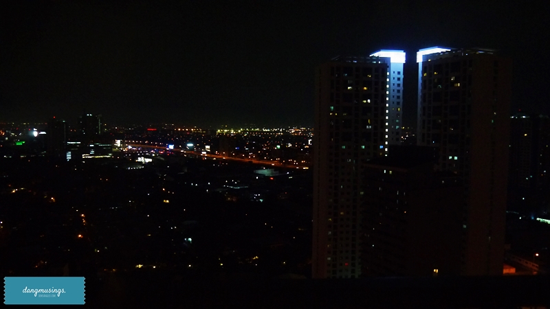 City lights.