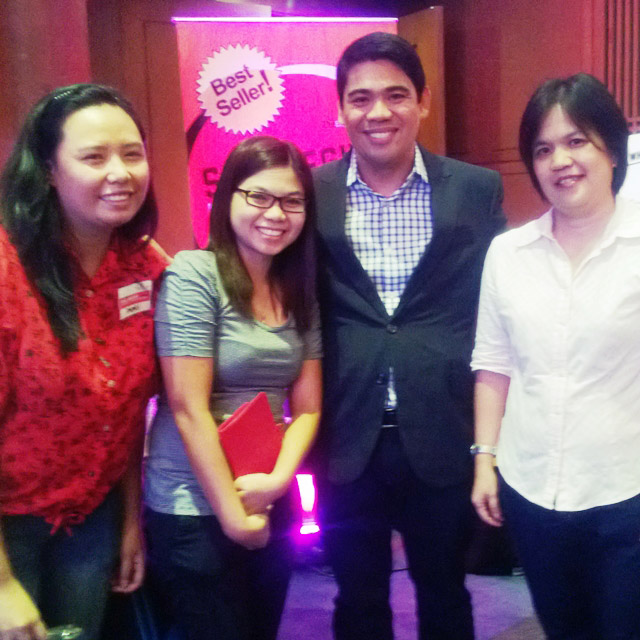 With the Entrep Champ himself, Mr. Paulo Tibig, and PVAN friends Teennah & Ate Mas :)