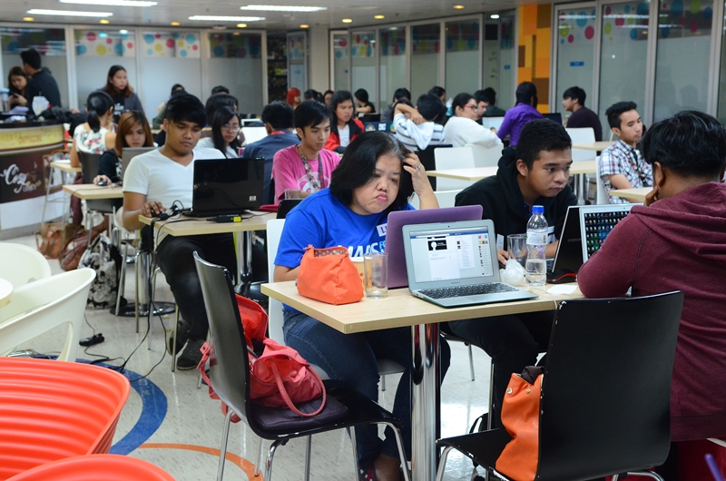 Busy hacking away~ :)