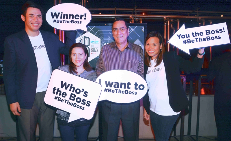 In photo are (from left): PLDT SME Community Engagement Services Head Gabby Cui, PLDT SME Wireless Marketing Head and AVP Nephele V. Denosta, PLDT FVP and Head of Enterprise, International and Carrier Business Revenue and Operations Group Cesar Enriquez and PLDT FVP and Head of SME Business Kat Luna-Abelarde.