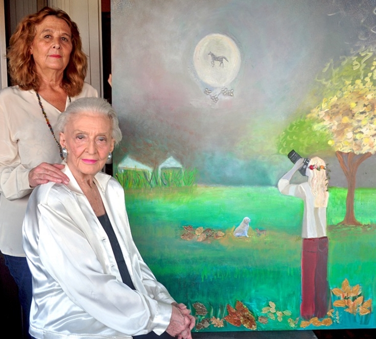 Carmen Brias with mother, Betsy Westendorp